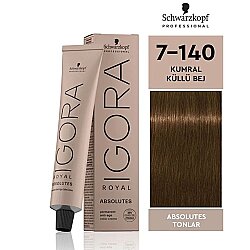 Igora Royal Absolutes Saç Boyası 60ml 7-140 Kumral Sandre Bej - Igora Royal