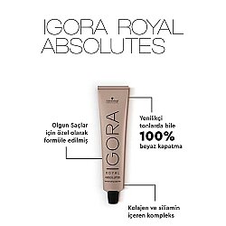 Igora Royal Absolutes Saç Boyası 60ml 7-140 Kumral Sandre Bej - Igora Royal (1)