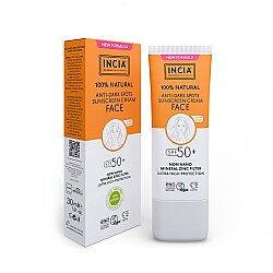Incia %100 Doğal SPF 50 Leke Karşıtı Yüz Güneş Kremi 30 ml - 3