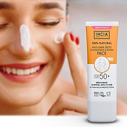 Incia %100 Doğal SPF 50 Leke Karşıtı Yüz Güneş Kremi 30 ml - 6