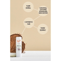 Incia Doğal Hindistan Cevizli Dudak Besleyici 6gr - 6
