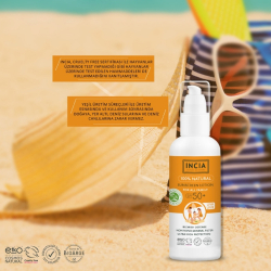 INCIA Doğal Tüm Aile için Güneş Losyonu Spf50+ 100 ml - 3
