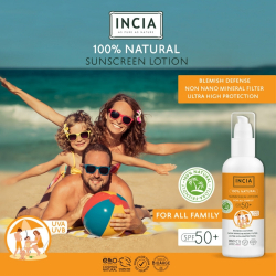 INCIA Doğal Tüm Aile için Güneş Losyonu Spf50+ 100 ml - 4