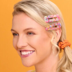Invisibobble Clipstar Au Soleil Dazzling Wave Kıskaçlı 2'li Saç Tokası - 2