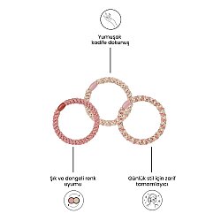 invisibobble Twistar Blush Braids 3 Adet Saç Toka - İnvisibobble (1)