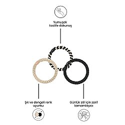 invisibobble Twistar Classical Braids 3 Adet Saç Toka - İnvisibobble (1)