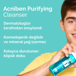 ISDIN Acniben Purifying Sivilceli ve Akneli Ciltler için Temizleme Köpüğü 150ml - 3