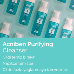 ISDIN Acniben Purifying Sivilceli ve Akneli Ciltler için Temizleme Köpüğü 150ml - 4