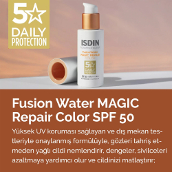 ISDIN Fotoprotector Fusion Water Magic Repair Color SPF50 Güneş Kremi 50ml - 4