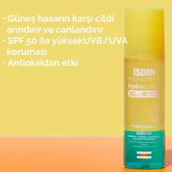 ISDIN Fotoprotector Hydrolotion Nemlendirici Güneş Koruyucu SPF50+ 200ml - 3