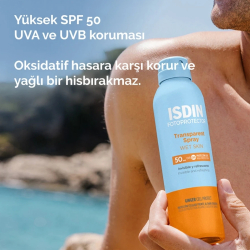 ISDIN Fotoprotector Transparent Suya Dayanıklı Güneş Spreyi SPF50 250ml - 3