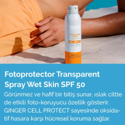 ISDIN Fotoprotector Transparent Suya Dayanıklı Güneş Spreyi SPF50 250ml - 4