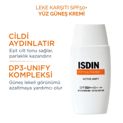 ISDIN Fotoultra 100 Active Unify Leke Karşıtı Güneş Kremi SPF 50+ 50ml - 2