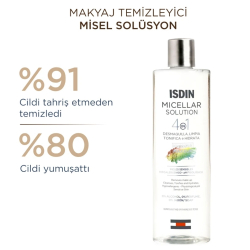 ISDIN Micellar Solution Cleanser Yüz Temizleme Suyu 400ml - 2