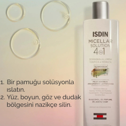 ISDIN Micellar Solution Cleanser Yüz Temizleme Suyu 400ml - 4