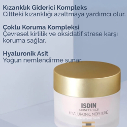 ISDINCEUTICS Hyaluronic Moisture Sensitive Skin Hassas Ciltler için Nemlendirici Krem 50gr - 3