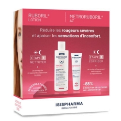 Isis Pharma Ruboril Temizleme Losyonu 250ml + Kızarıklık Karşıtı Bakım Kremi 30ml 