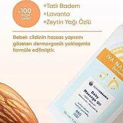 İva Natura Organik Bebek Yağı – Nazik Besleyici & Günlük Masaj İçin, Hassas Ciltlere Uygun 125ml - Iva Natura (1)