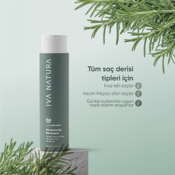 Iva Natura Saç Dökülme Karşıtı Biberiye Özlü Volumizing Shampoo 350 ml - 3