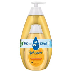 Johnsons Baby Bebek Şampuanı 750ml + 200ml - Johnson's Baby