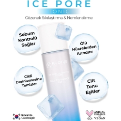 K-Lotus Beauty Gözenek Sıkılaştırıcı Canlandırıcı ve Nemlendirici Ice Pore Tonik 150ml - 3