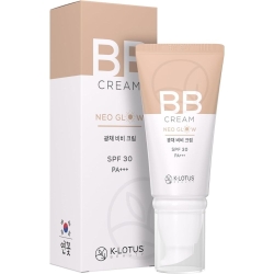K-Lotus Beauty Neo Glow Aydınlatıcı ve Işıltılı Cilt Orta Kapatıcı BB Krem SPF 30 PA+++ 45ml - K-Lotus