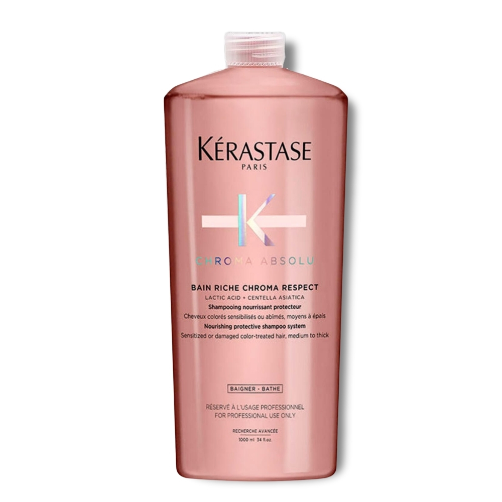 Kérastase Chroma Absolu Bain Riche Chroma Respect Boyalı Saçlar için Besleyici Şampuan 1000 ml - Kerastase
