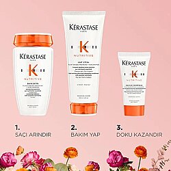 Kerastase Nutritive Kuru Saçlar Için Yoğun Besleyici Bakım Seti - 3