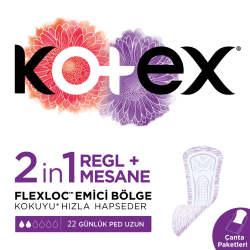 Kotex 2in1 Regl ve Mesane Günlük Ped 22 Adet - Kotex