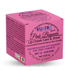 Kuatra Pink Begonia Nemlendirici Antioksidan Işıltı Veren Balm 7ml - Kuatra