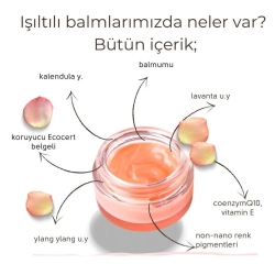 Kuatra Pink Begonia Nemlendirici Antioksidan Işıltı Veren Balm 7ml - Kuatra (1)