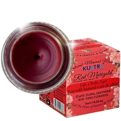 Kuatra Red Marigold Nemlendirici Antioksidan Işıltı Veren Balm 7ml Ruj - Allık - Göz Farı - Kuatra