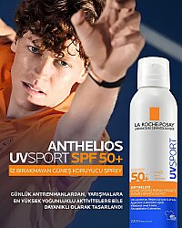 La Roche Posay Anthelios UVSPORT SPF50+ Güçlü Güneş Koruyucu Sprey 200 ml - 3