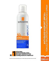 La Roche Posay Anthelios UVSPORT SPF50+ Güçlü Güneş Koruyucu Sprey 200 ml - La Roche Posay