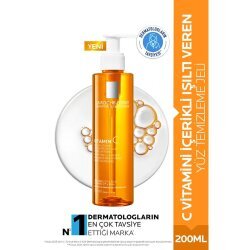 La Roche Posay C Vitamini İçerikli Işıltı Veren Yüz Temizleme Jeli 200ml - La Roche Posay