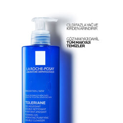 La Roche Posay Toleriane Caring Wash Kuru Ve Hassas Ciltler İçin Yüz Temizleme Jeli 400 ml - 5