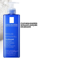 La Roche Posay Toleriane Caring Wash Kuru Ve Hassas Ciltler İçin Yüz Temizleme Jeli 400 ml - 3