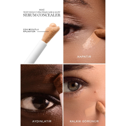 Lancome Teint Idole Ultra Wear Care & Glow Parlaklık Veren Serum Kapatıcı 220c Concealer - 3