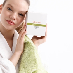 Let'scrub Süper Esnek Yeşil Banyo Lifi Tüm Cilt Tiplerine Uygun Duş Lifi - Let'scrub (1)