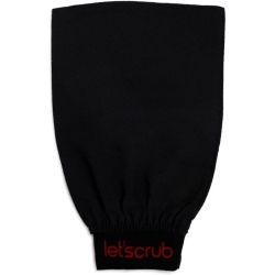 Let'scrub %100 Floş İpek Üçgen Siyah Peeling Eldiveni Banyo Kesesi - Normal Ciltler İçin - 4