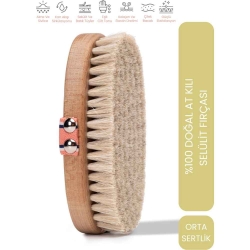 Let'scrub Doğal At Kılı Selülit Fırçası - 4