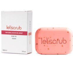 Let'scrub Gül Yağlı Doğal Zeytinyağlı Sabun 100gr - 3