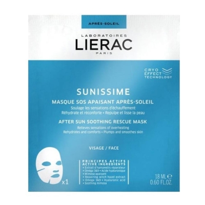 Lierac Sunissime After Sun Soothing Rescue Güneş Sonrası Nemlendirici Ve Yatıştırıcı Maske 18 ml