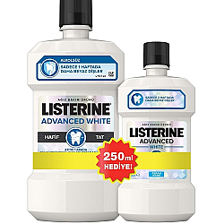 Listerine Advanced White Ağız Gargarası 500+250 Ml - Listerine