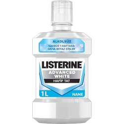 Listerine Ağız Bakım Suyu Advanced White Hafif Tat 1000ml - 6