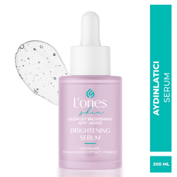 Lones Aydınlatıcı Leke Önleyici ve Yenileyici Serum 30ml - Lones