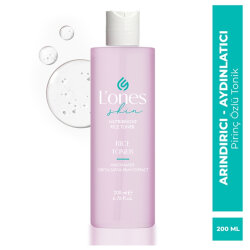 Lones Arındırıcı, Aydınlatıcı, Leke Önleyici Pirinç Özlü Tonik -Rice Toner 200 ml - Lones
