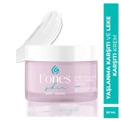 Lones Yaşlanma Karşıtı Aydınlatıcı Leke Önleyici Nemlendirici Krem Anti- Aging SPF 30 Cream 50 ml - Lones