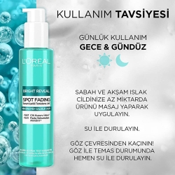 Loreal Paris Bright Reveal Cilt Kusuru İzi Karşıtı Serumlu Temizleme Jeli 150ml - 3