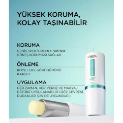 Loreal Paris Bright Reveal Spf 50+ Stick Yüz Güneş Kremi - 9